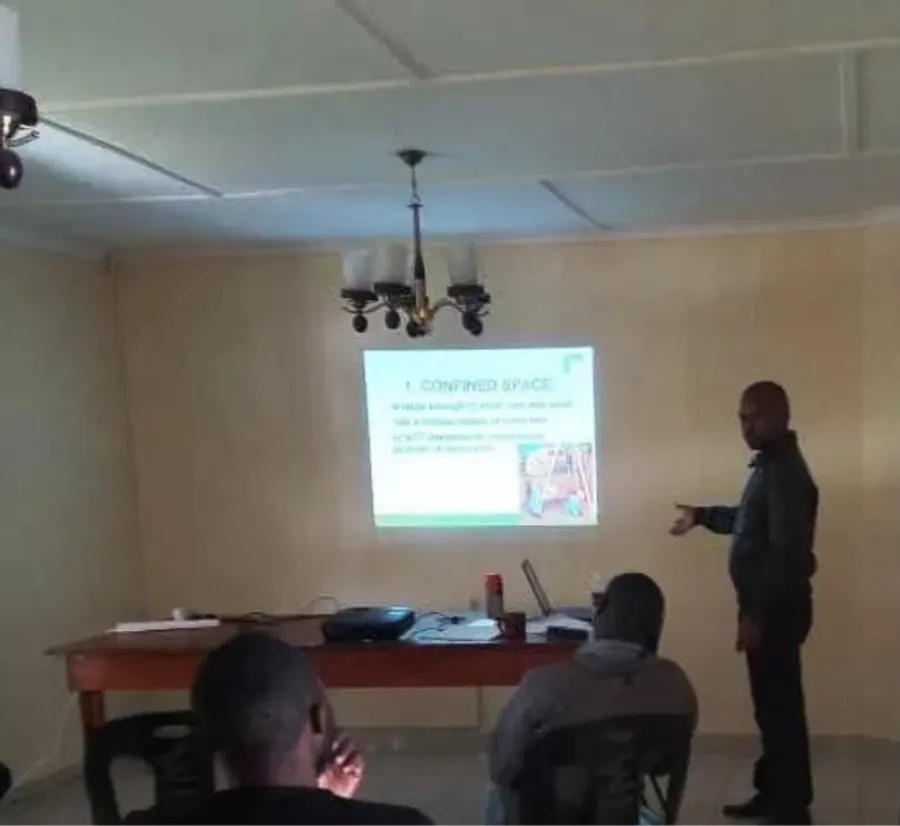 SunWise Investment delivering health and safety training to client staff