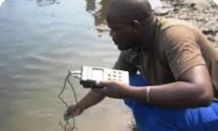 Water quality sampling for environmental monitoring in Zambia